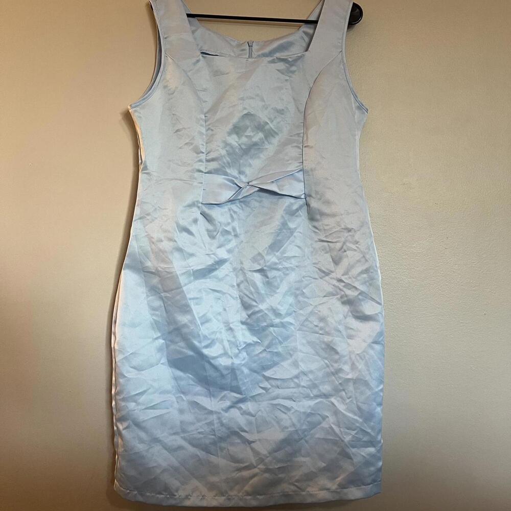 Light Blue Sleeveless Formal Dress Size XL